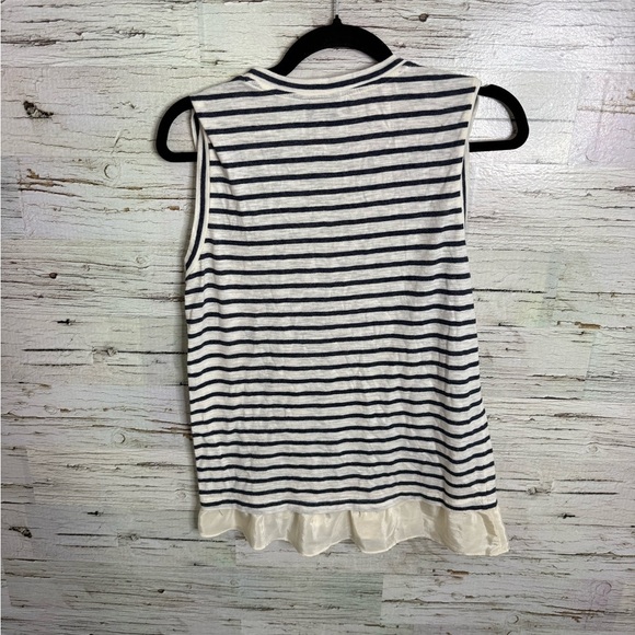 J. Crew Black and White Striped Tank Top size xs - Picture 7 of 7